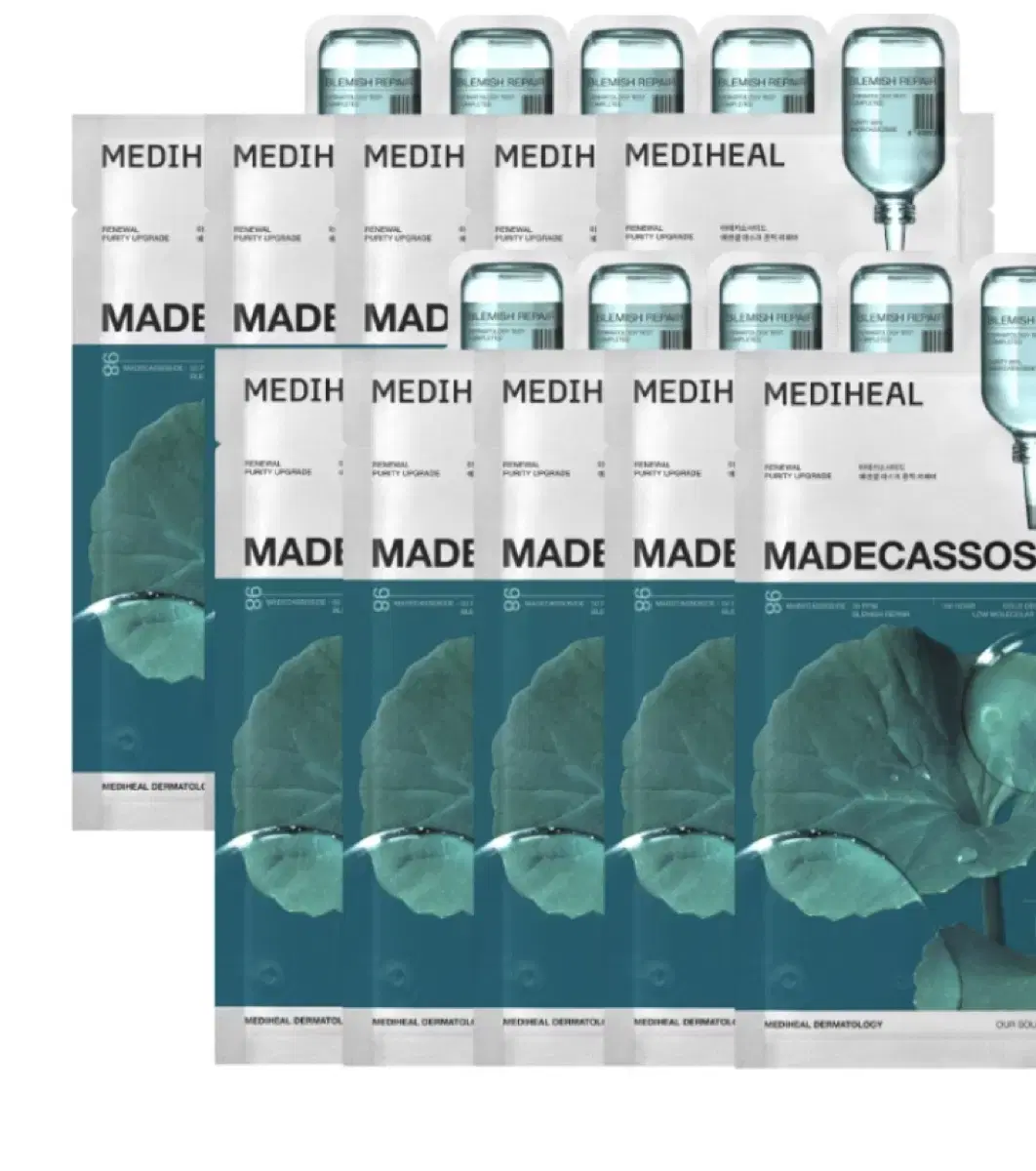 메디힐 마데카소사이드 에센셜 마스크팩 흔적리페어 10매