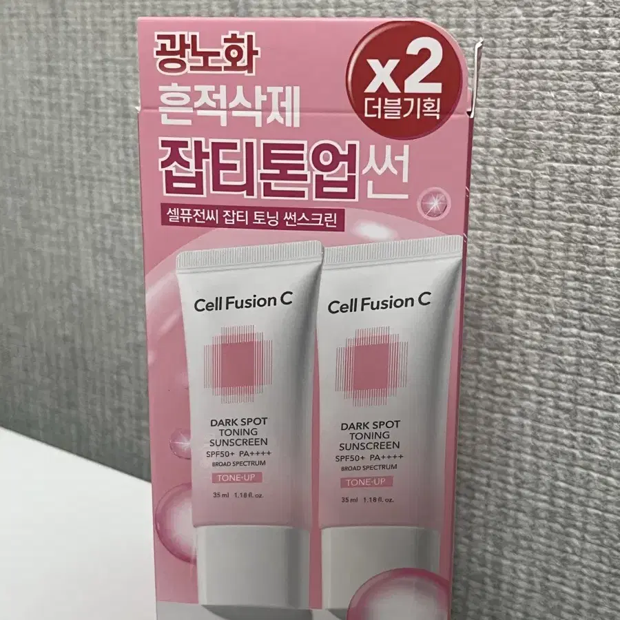 셀퓨전씨 잡티토닝 선크림 30ml 더블기획 썬스크린