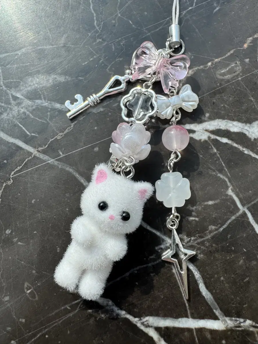 Beads keyring commission!