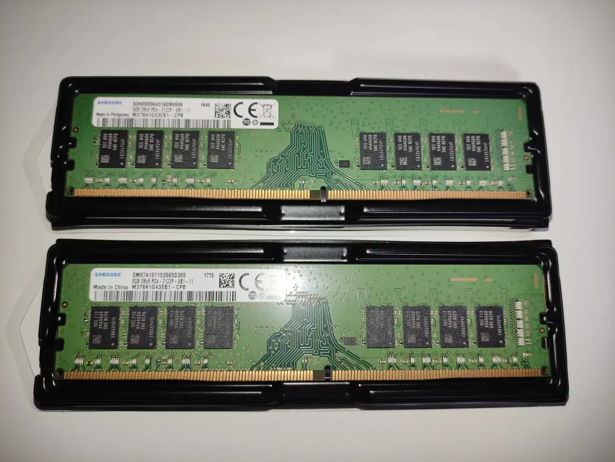 [택포] 삼성 시금치 DDR4-2133 8GB 램 2개(16gb)