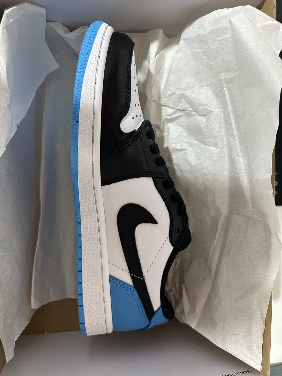 Nike Air Jordan 1 Retro Low OG Black and Dark Powder Blue