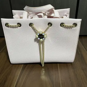 새상품급 사만사 베가 2way 비쥬 숄더백 핑크