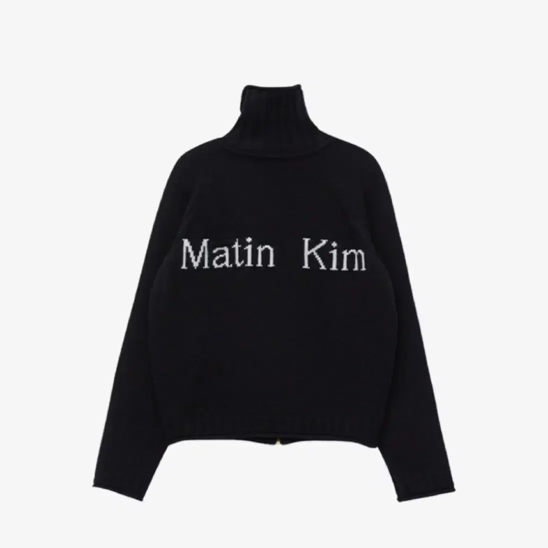 Matin Kim  마뗑킴 니트집업 블랙