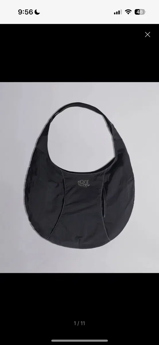 스컬프터 Nylon Moon Bag Charcoal