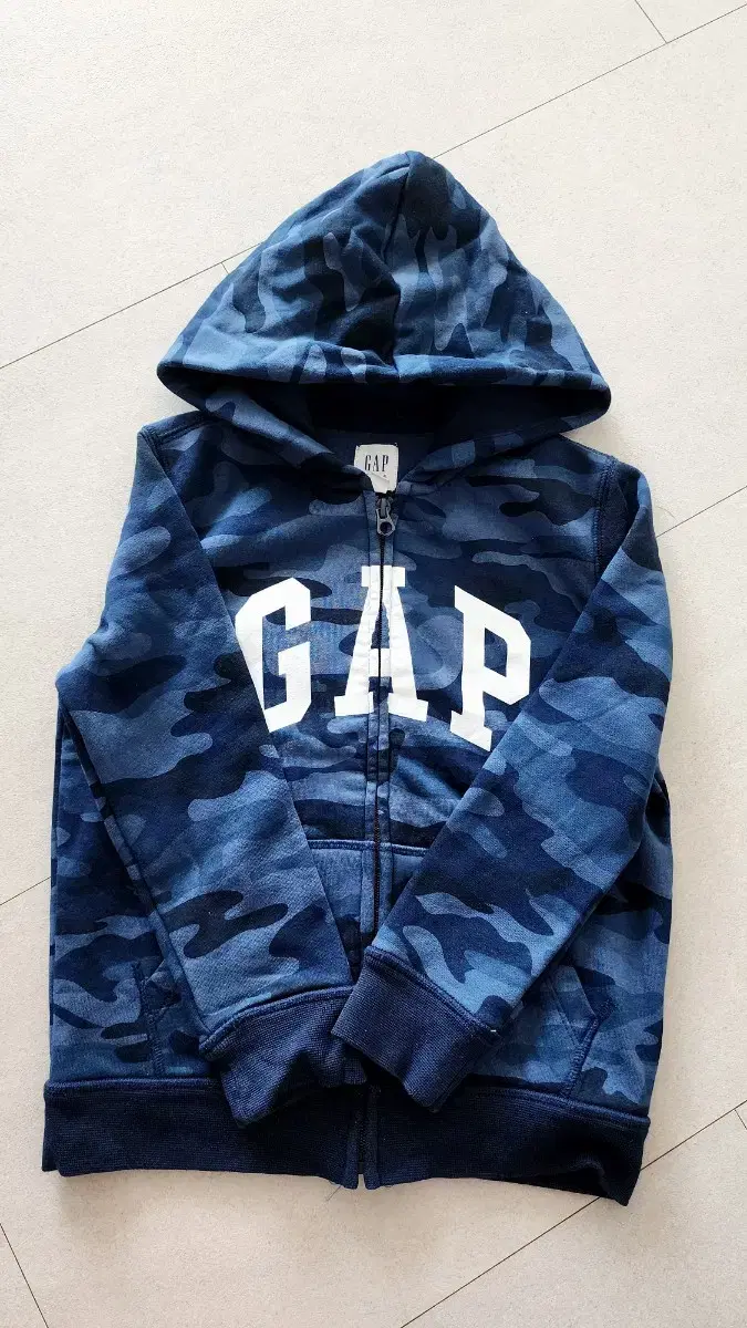 gap 기모 짚업 후드 120