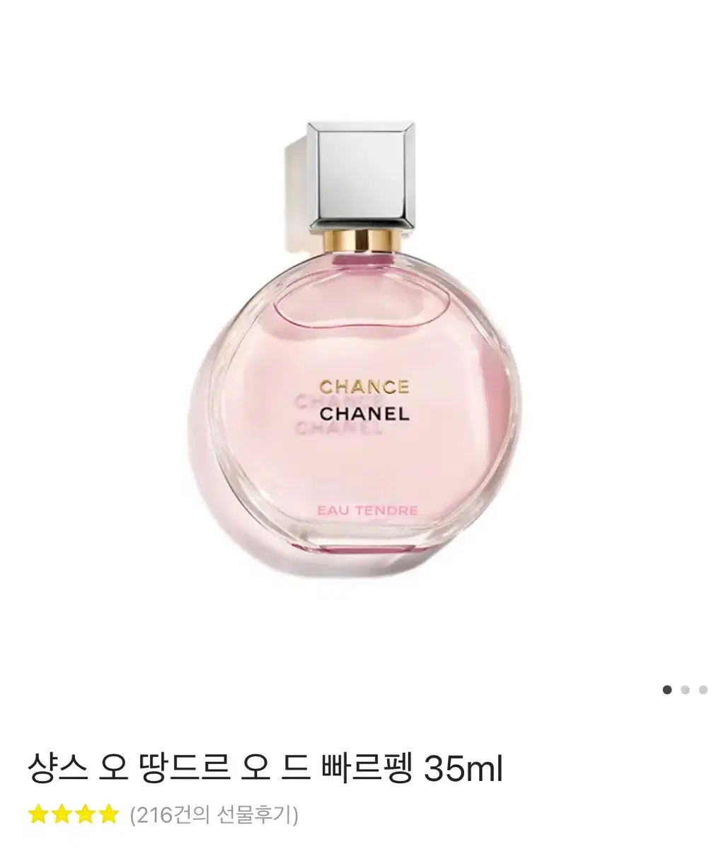 샤넬 샹스 오 땅드르 오 드 빠르펭 35ml