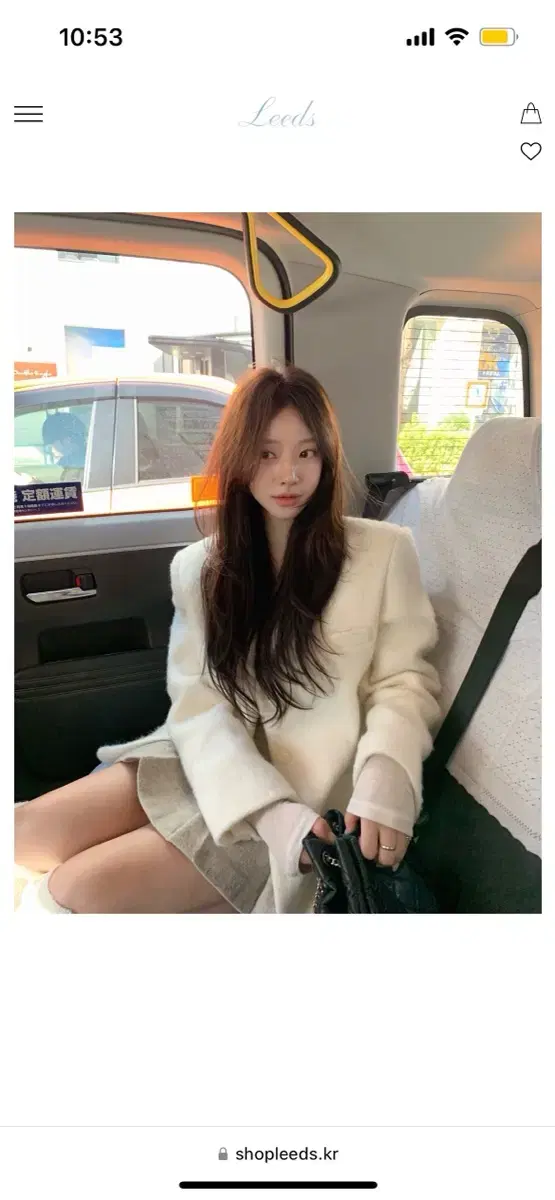 더위시 리즈 샌디 알파카 자켓 leeds alpaca jackect