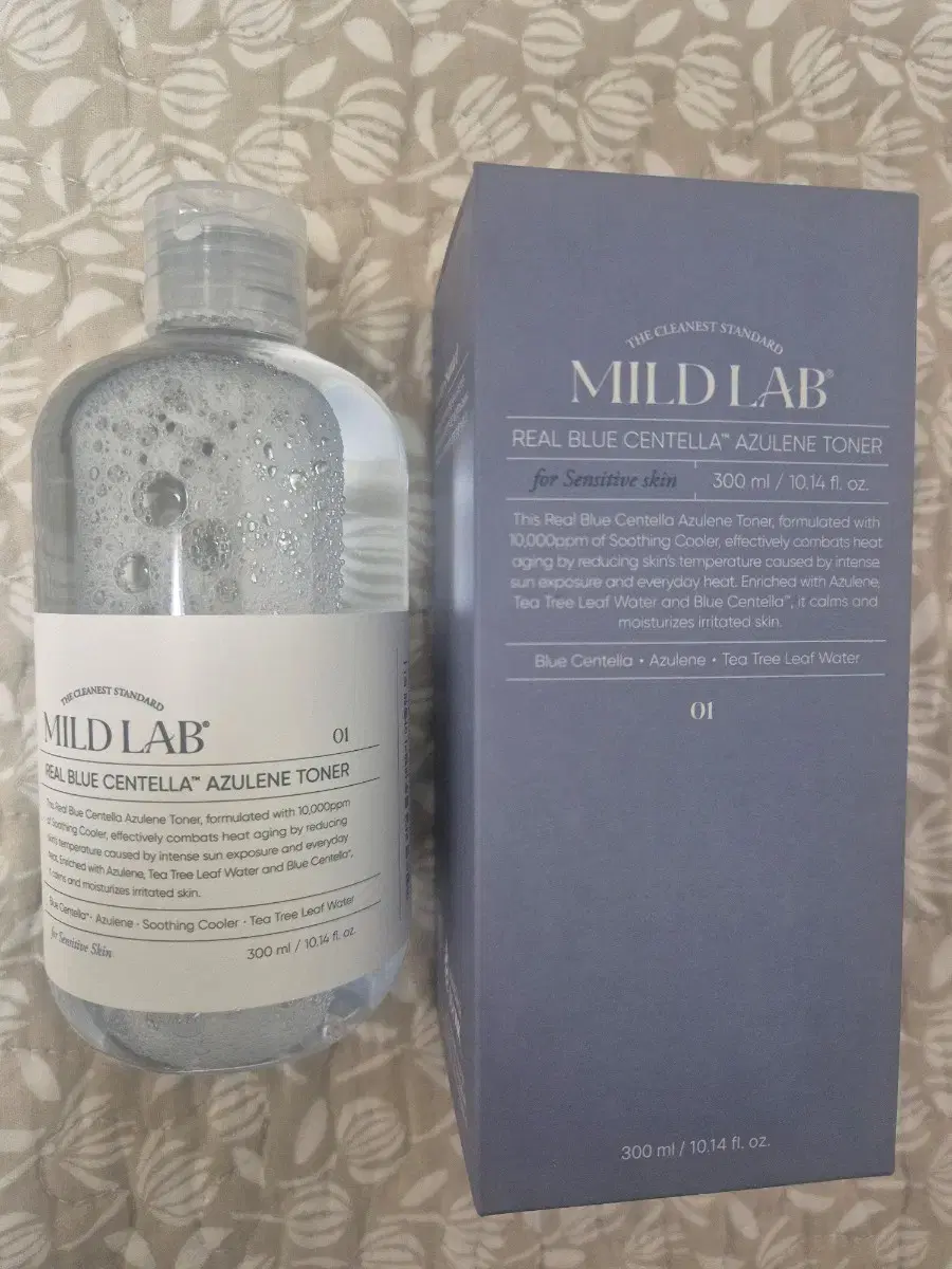 마일드랩 리얼 블루센텔라 아줄렌 토너 300ml