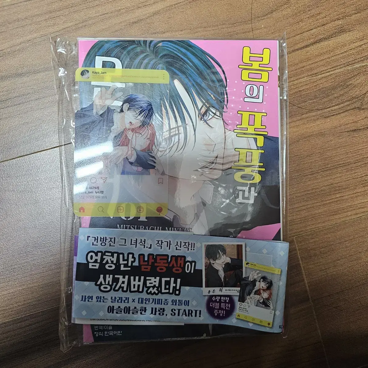 Bom's Storm and the Monster Vol. 1 pre-order benefit Unsealed