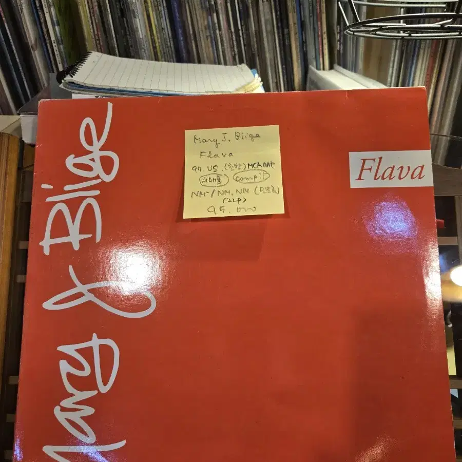 Mary J. Blige.flava.97.US.초반.견본품.민트급2lp