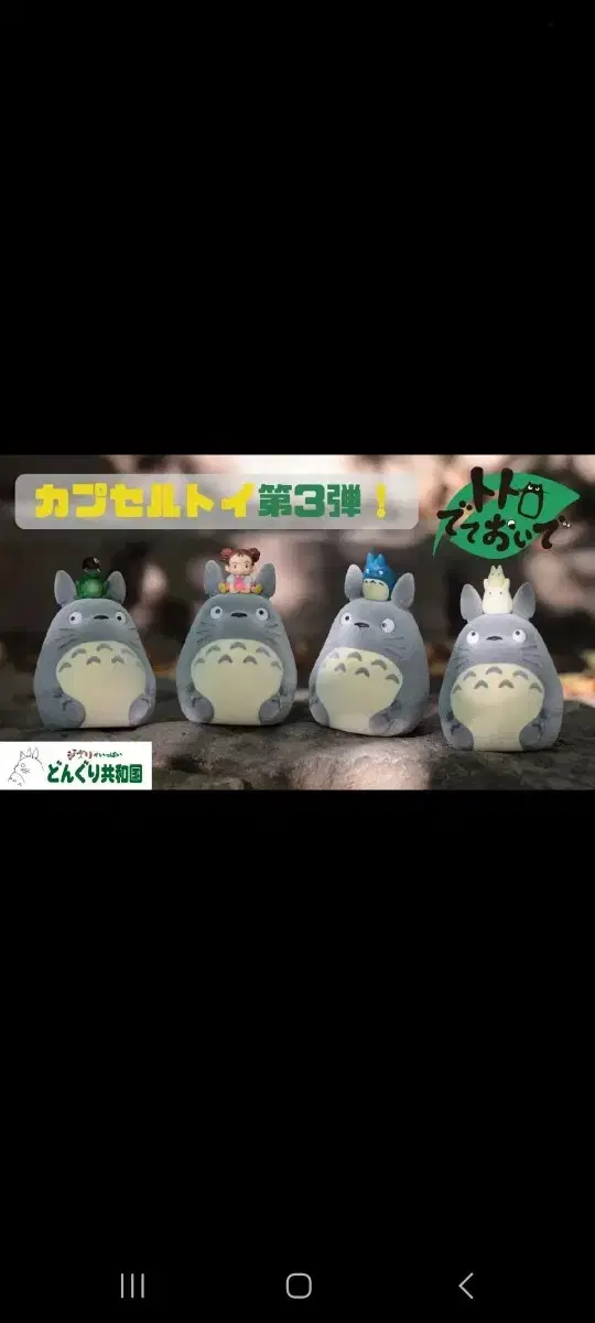 We sell 4 types of Totoro Gacha full set bulk 