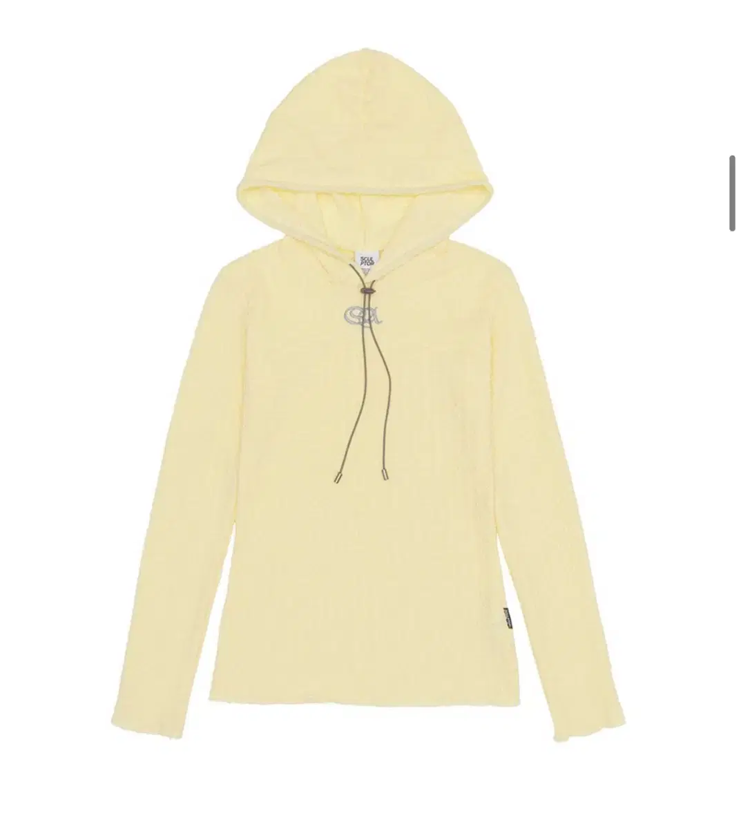 스컬프터 E-stringCrinkle Hoodie Lemon 새상품후드티