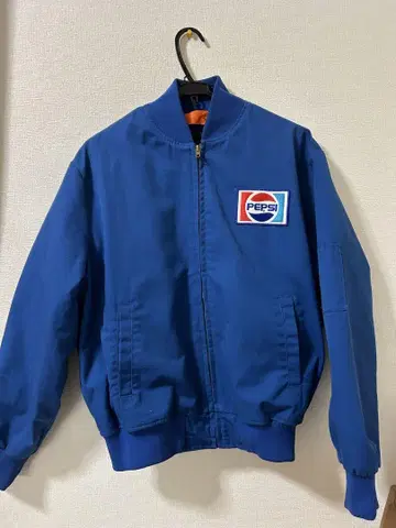 [USA제] PEPSI 와펜 블루종 워크 재킷 90년대