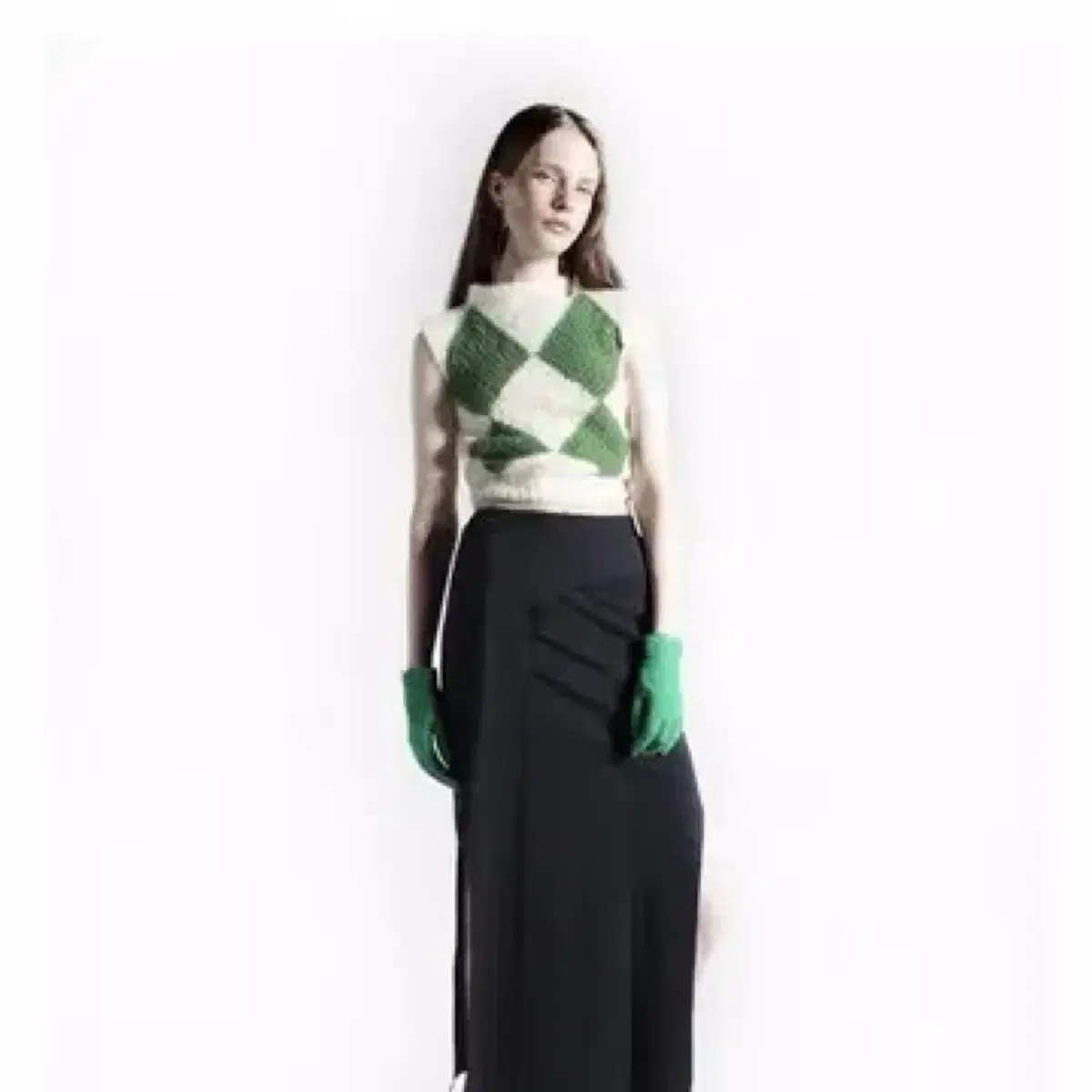 [2000ARCHIVES] CAR PLATE DRAPED TOP ★大人気★ 2000Archives CAR PLATE DRAPED TOP (WHITE) 2 #2000아카이브