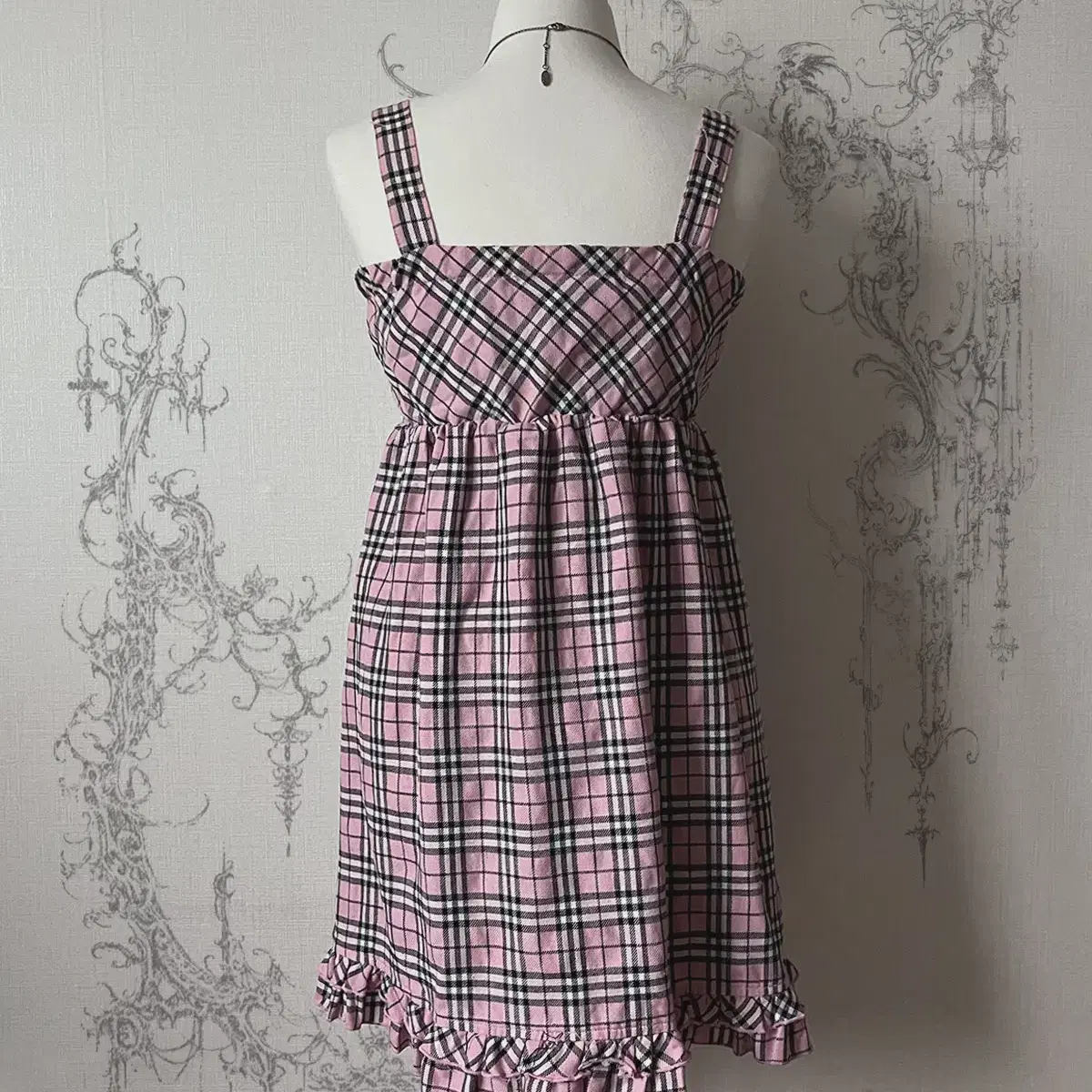 (tralala) kitsch ribbon check dress