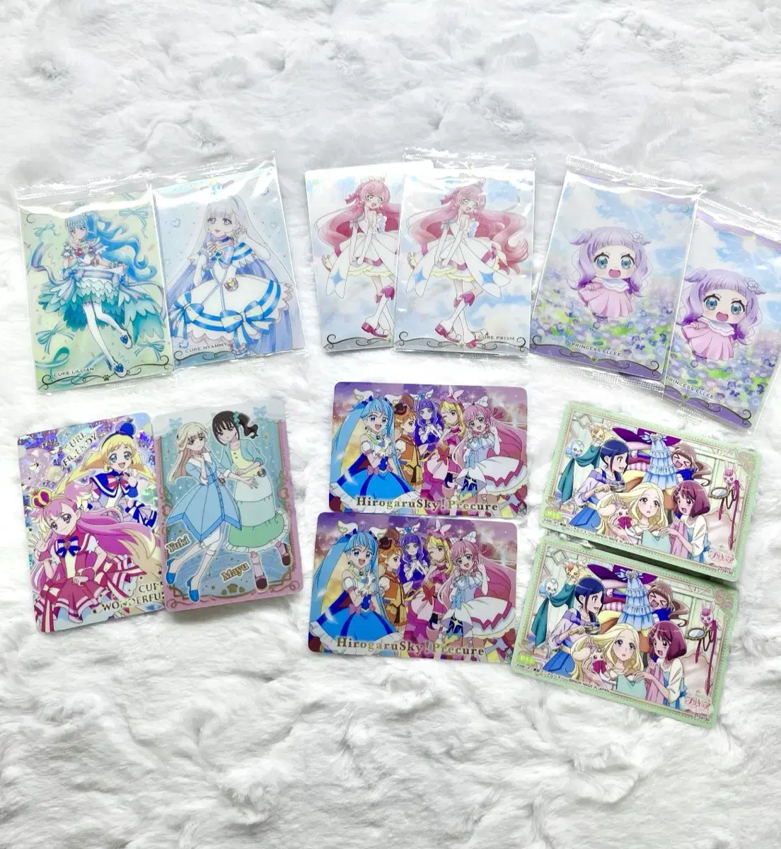 Precure Wafer Gummi Card Hirofuri Kingfuri Hillfuri Bulk