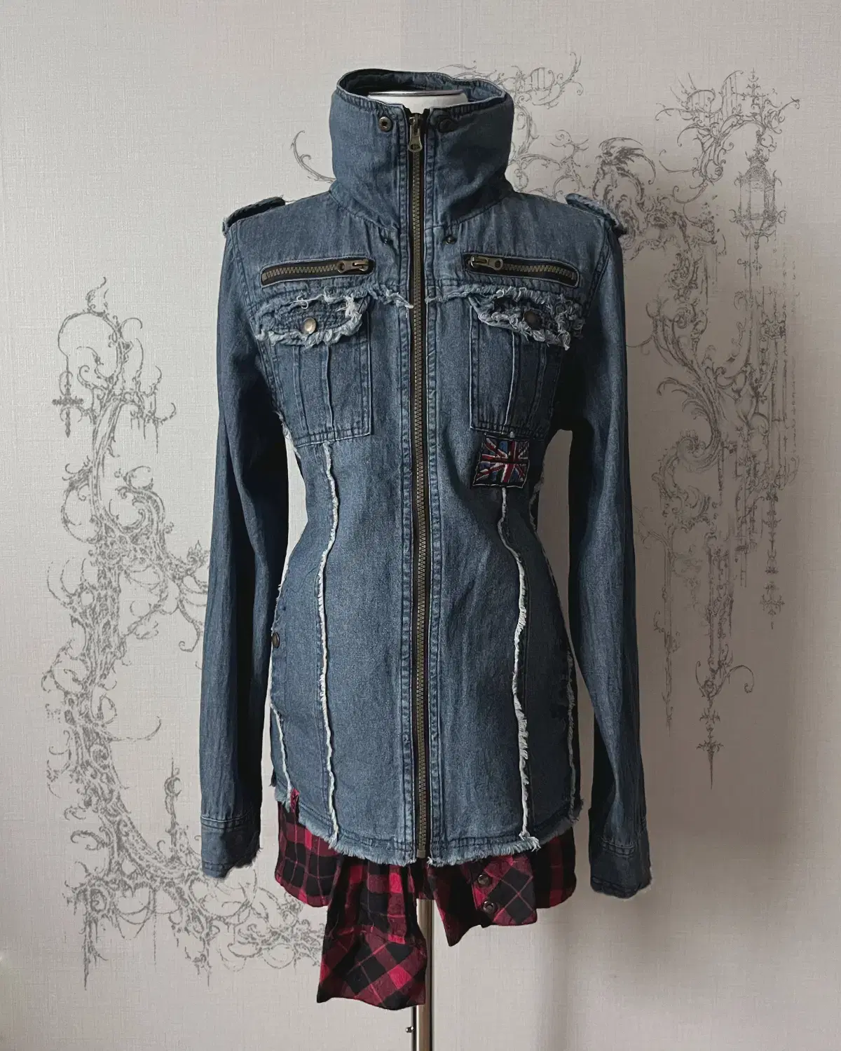 (ba-tsu studio) punk denim jacket