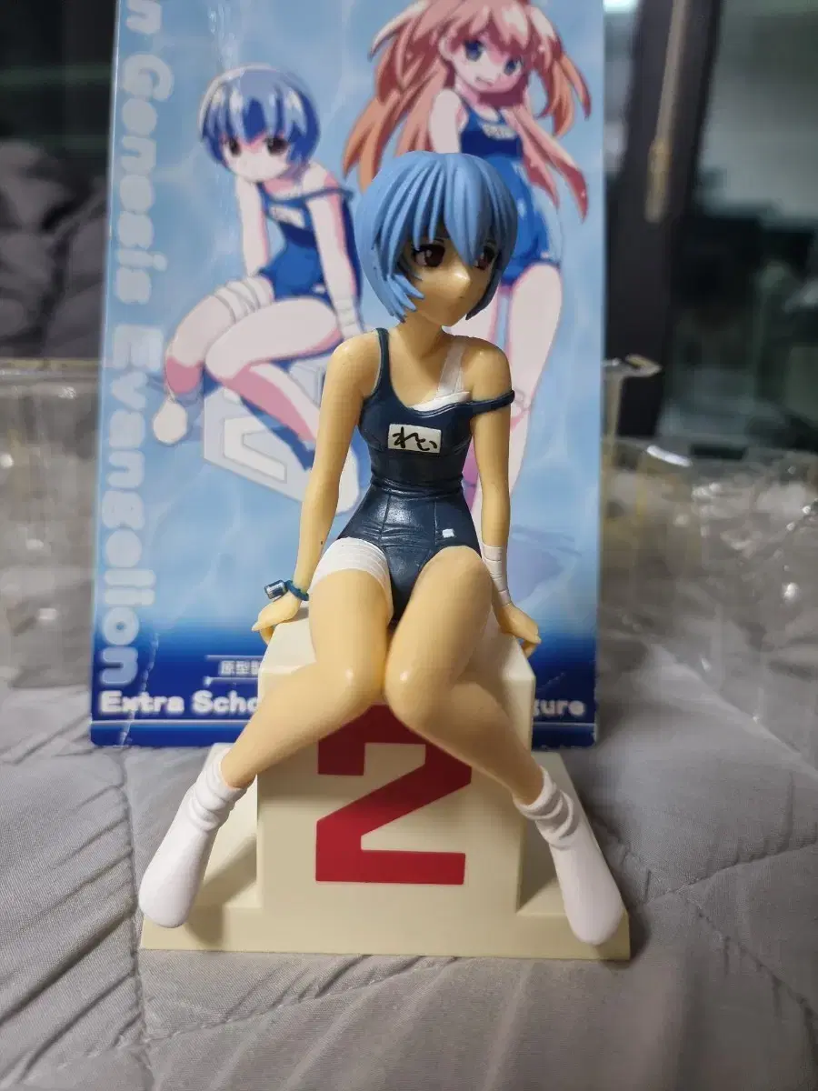 Evangelion: 2.0 You Can (Not) Advance EX School Swimsuit Figure lay Big Version