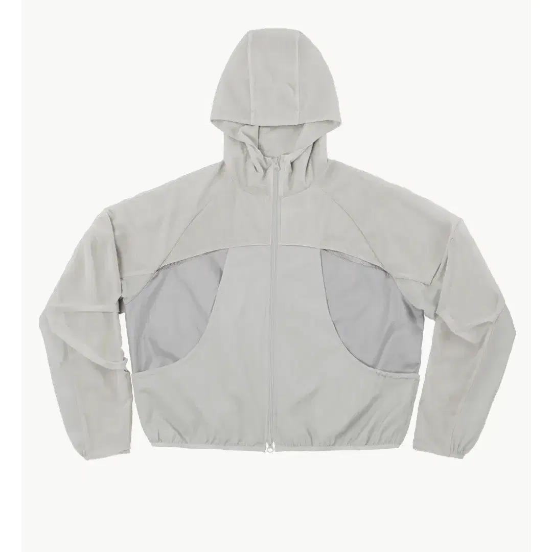 오호스 Double Layered Windbreaker 그레이