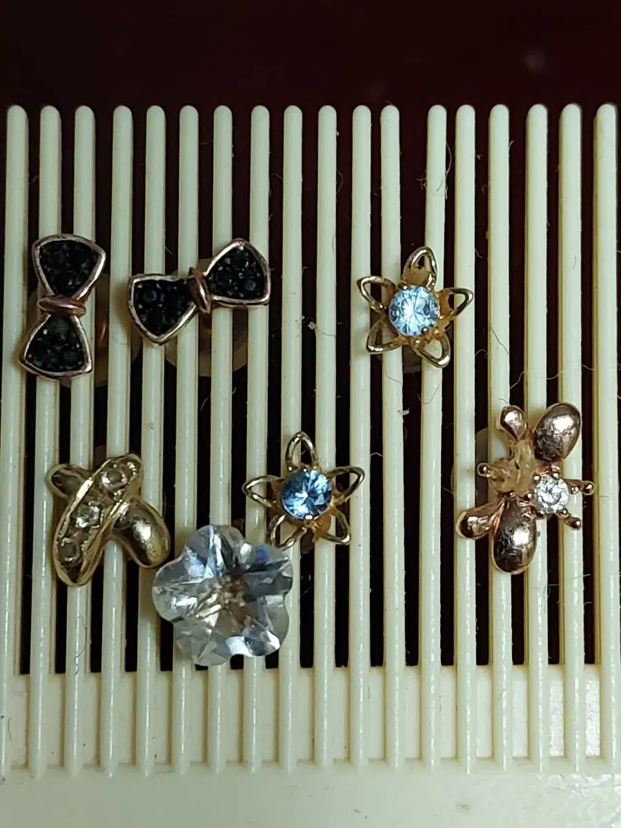 1 4K 금 귀걸이  귀찌  7종