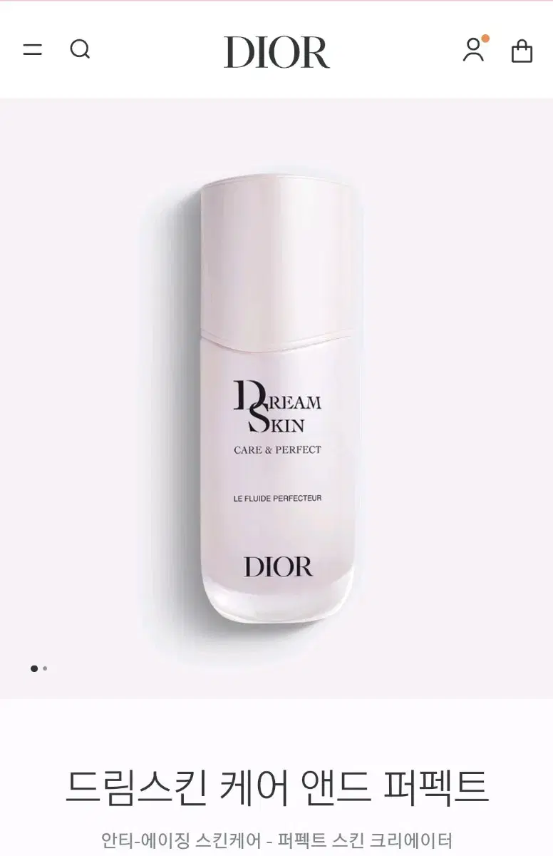 Dior Dream Skin Care and Perfect 75ml Vahn