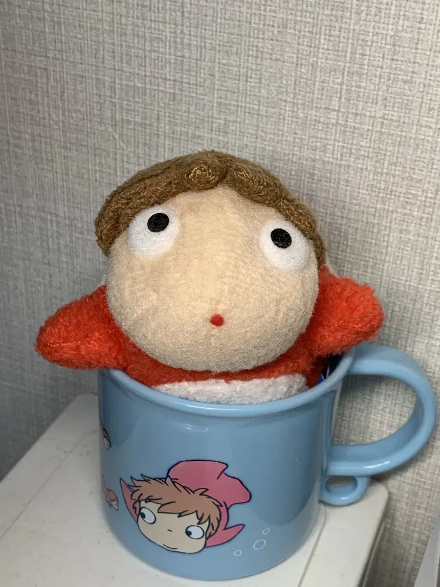 Ponyo doll keyring Toothbrush cup