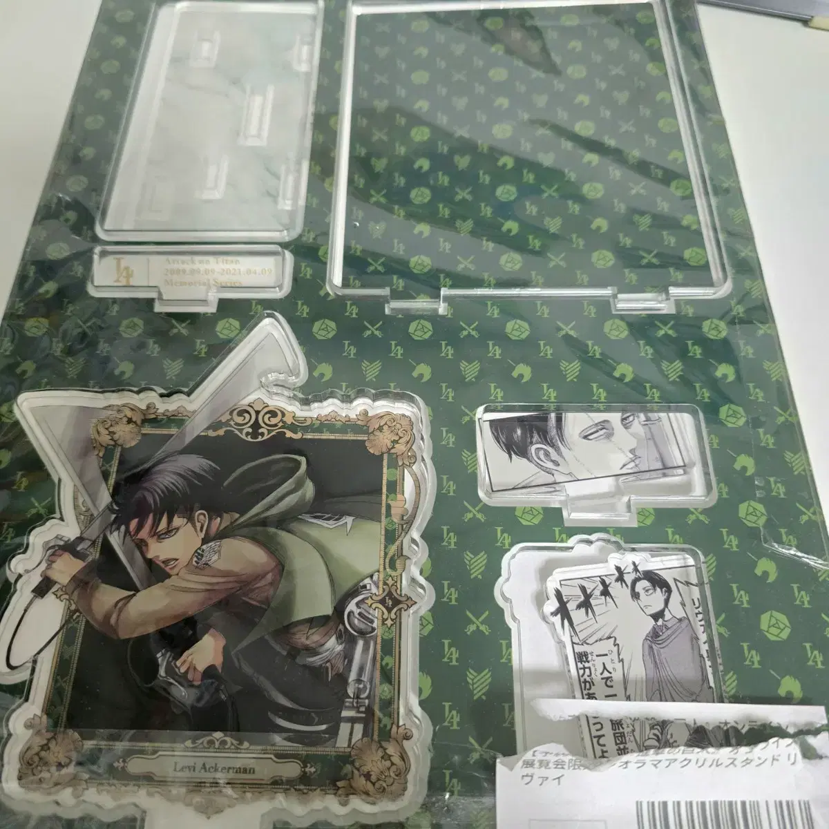 Attack on Titan Levi Diorama Anikshop Exhibition Commemorative acrylic Acrylic Stand