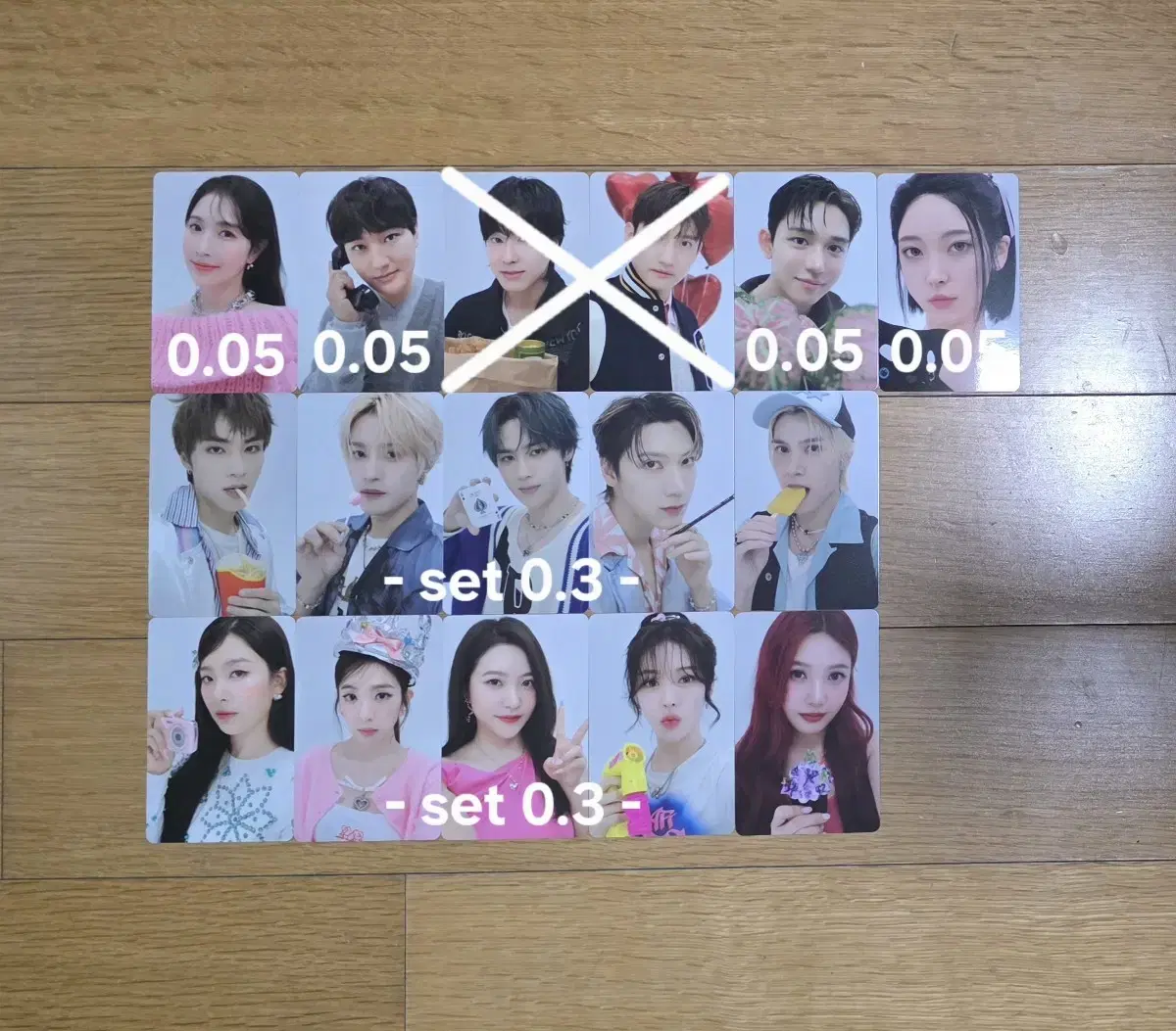 SM Group album Family Version photocard red velvet way v WayV V, Kangta