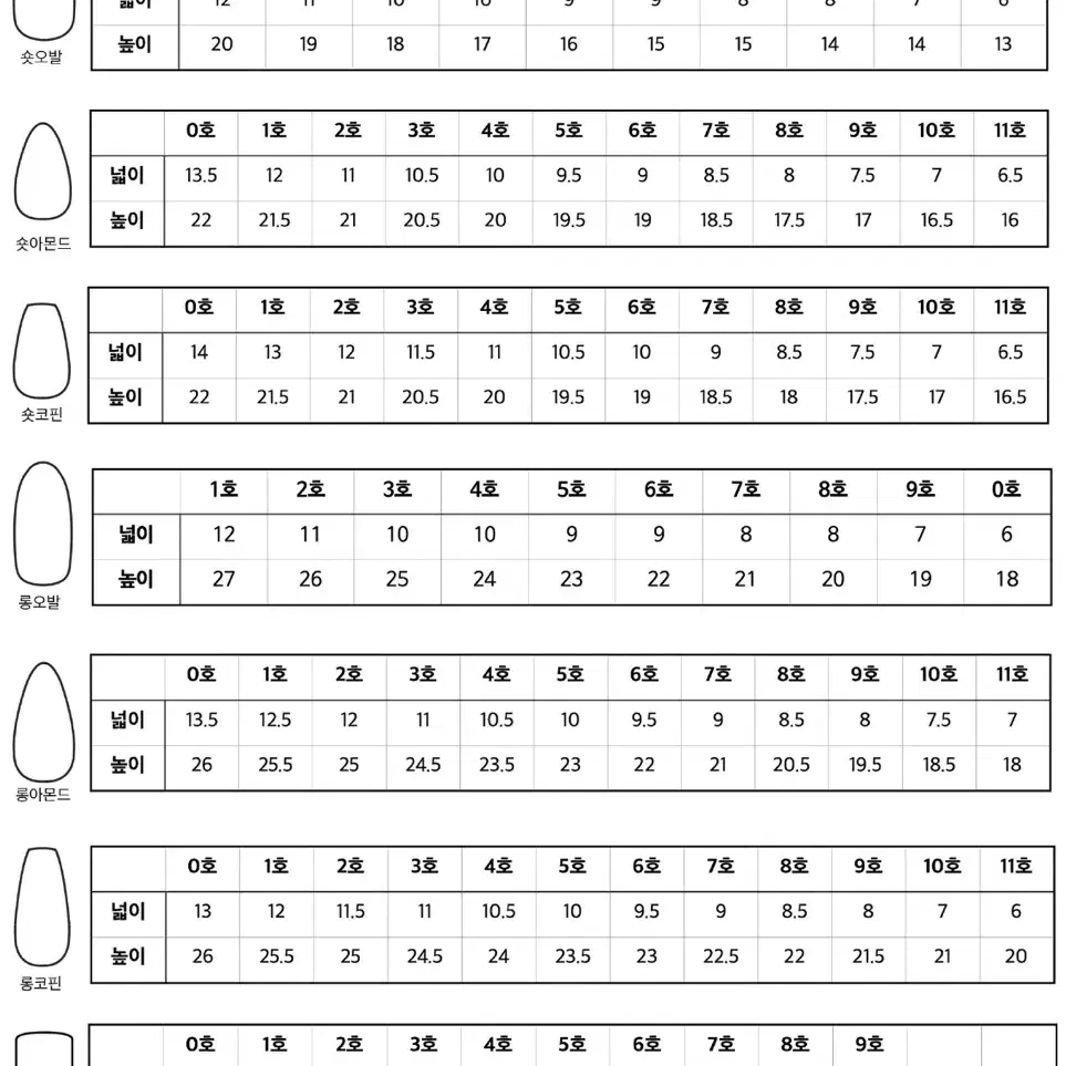 [할인]금호박 수제네일팁