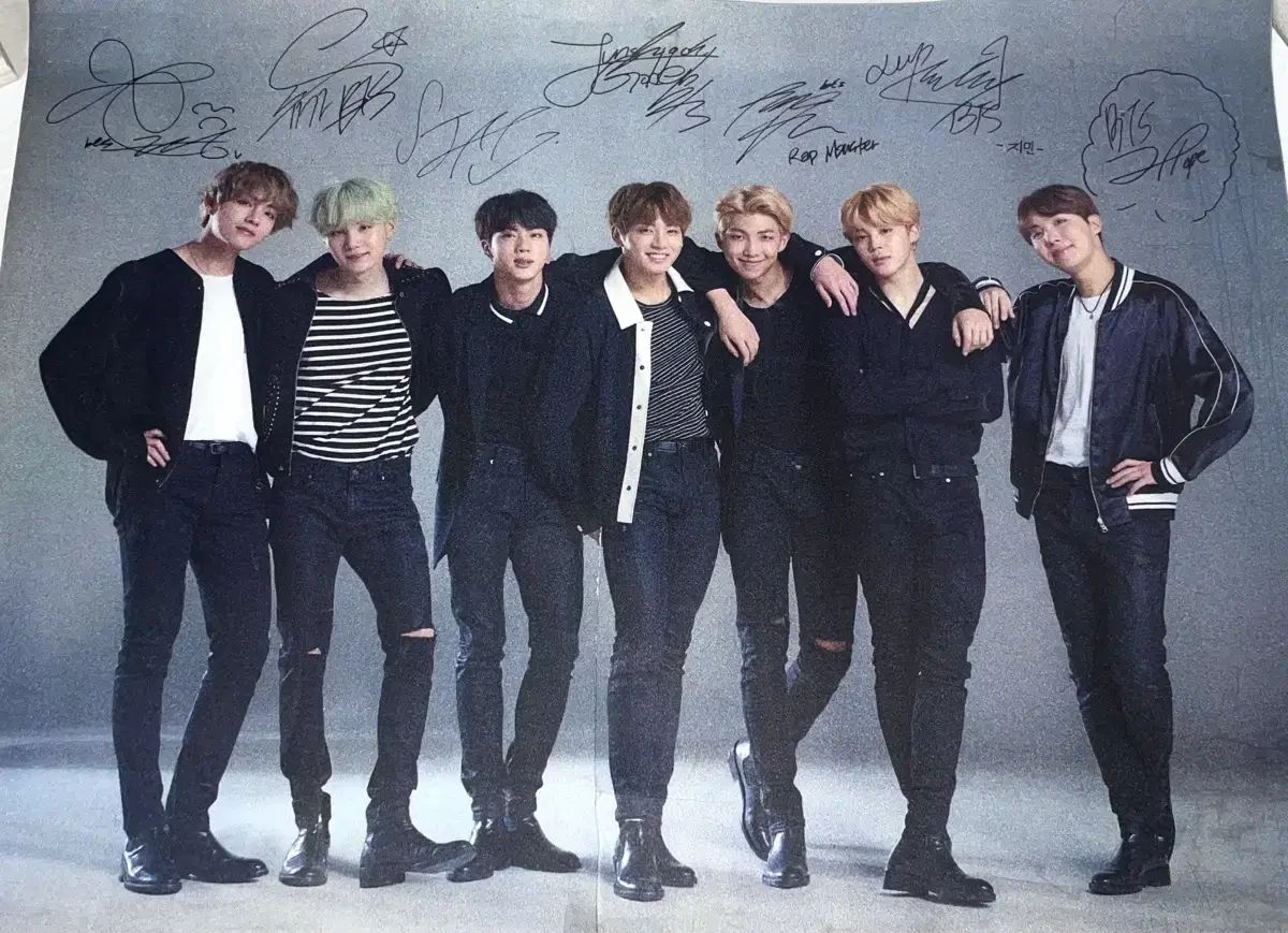 [Limited Edition Official Goods]BTS SK sign Poster (Mouse Pad)