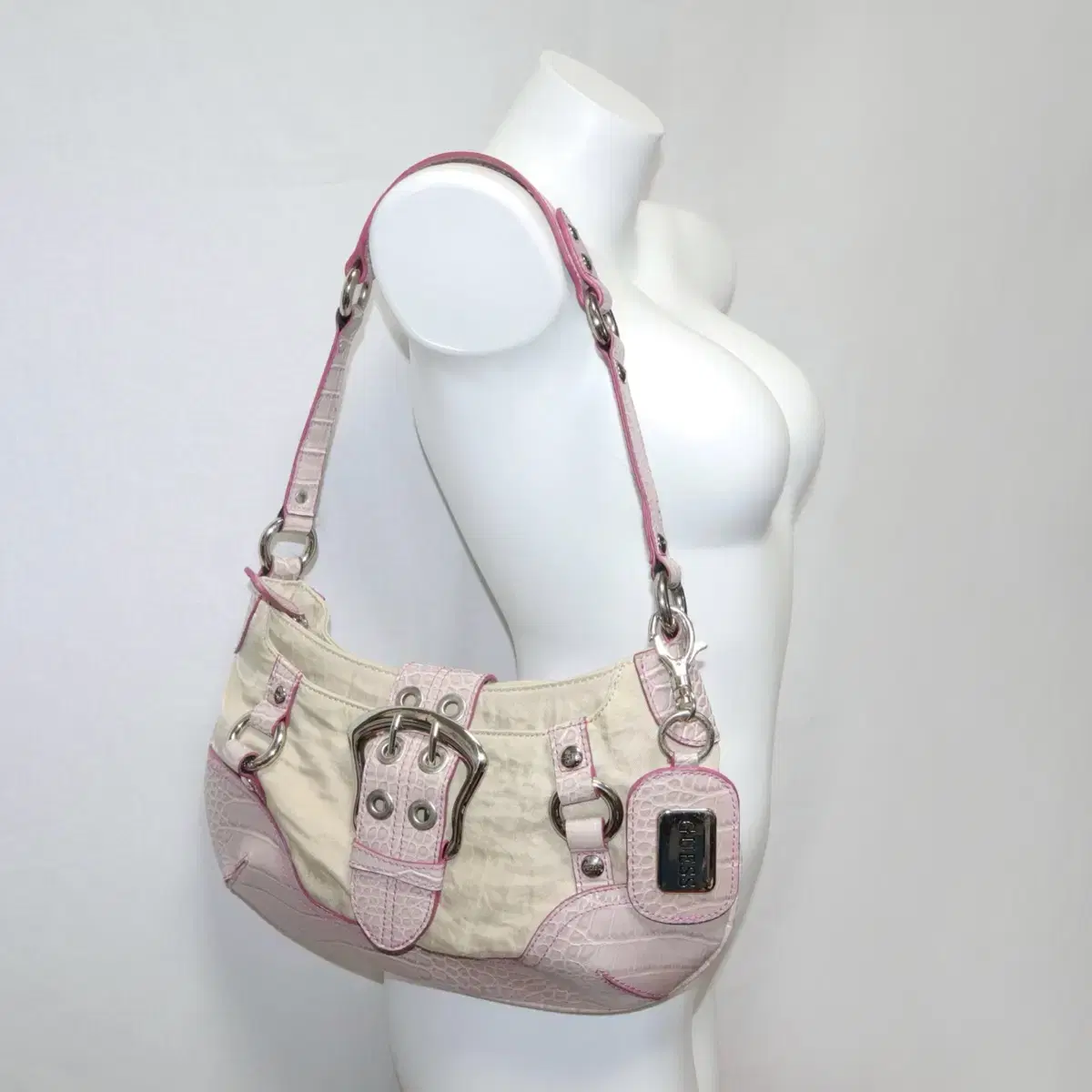 Guess 00s pale pink fairy bag