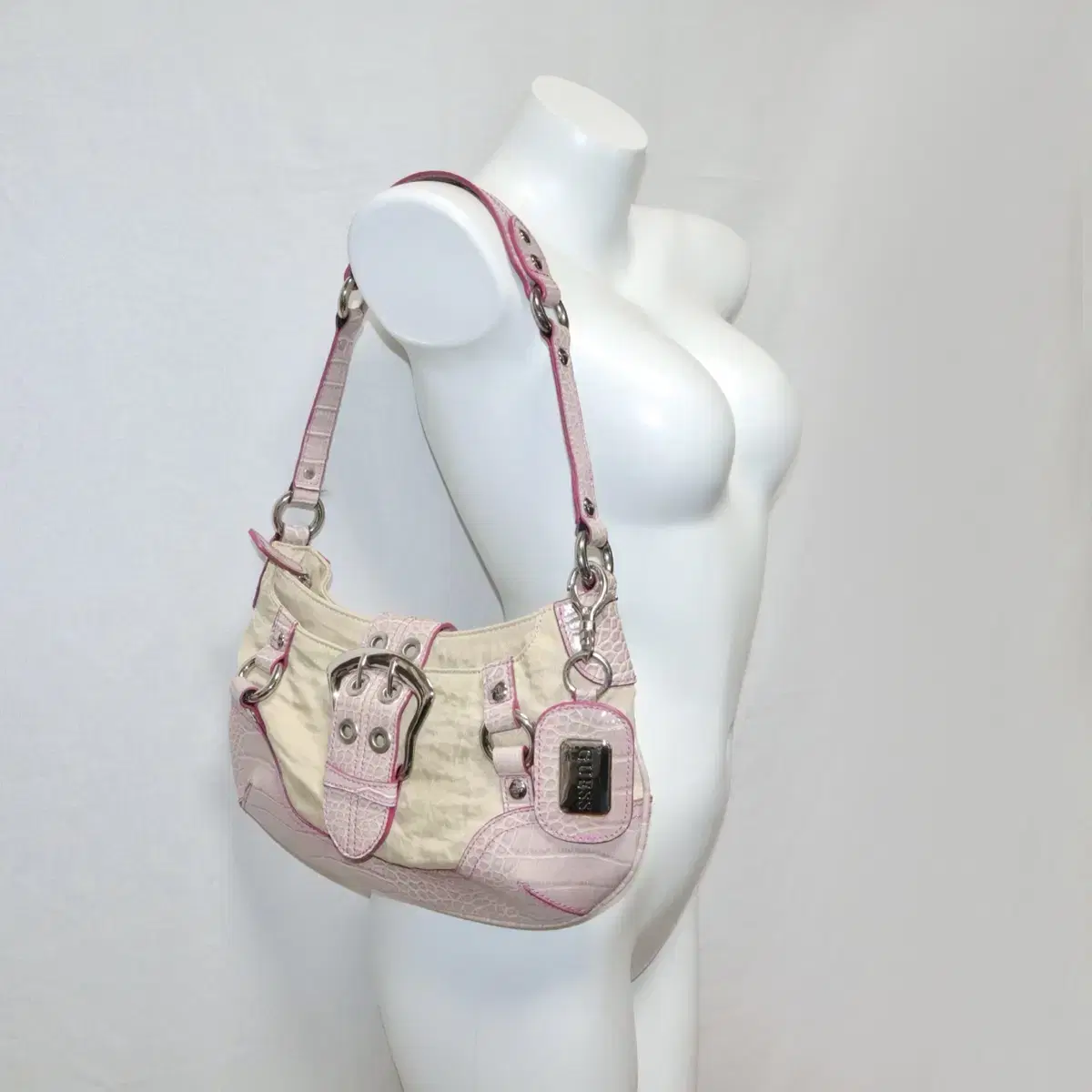 Guess 00s pale pink fairy bag