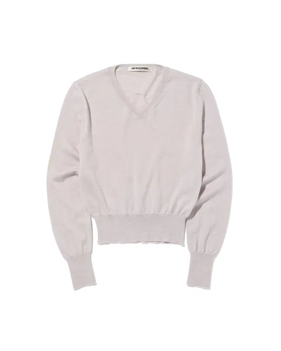 미스치프 V-NECK PULL OVER KNIT TOP