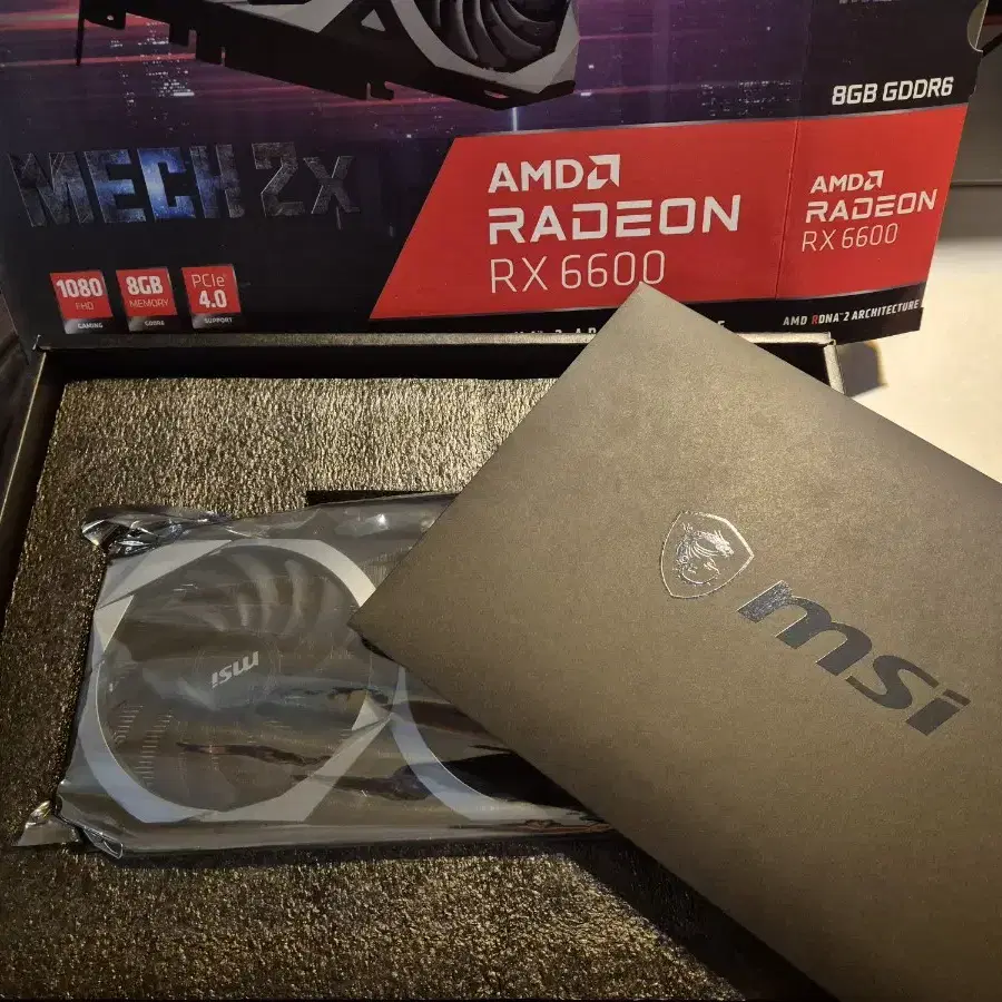 라데온 RX6600 단순개봉 새상품 그래픽카드 AMD