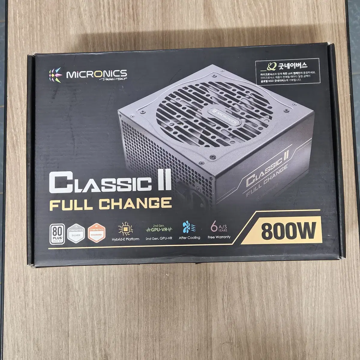 (미개봉) 마이크로닉스 클래식2 풀체인지 800W 80Plus 230V