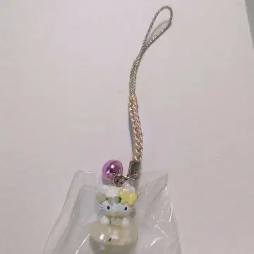 새상품급! 레어! 택 없음 헬로키티네츠케 키링 플라워 엔젤
