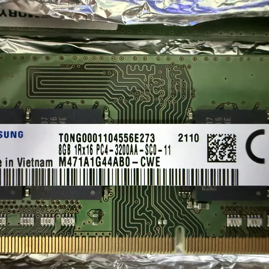 삼성전자. DDR4 3200hz 8GB 2EA