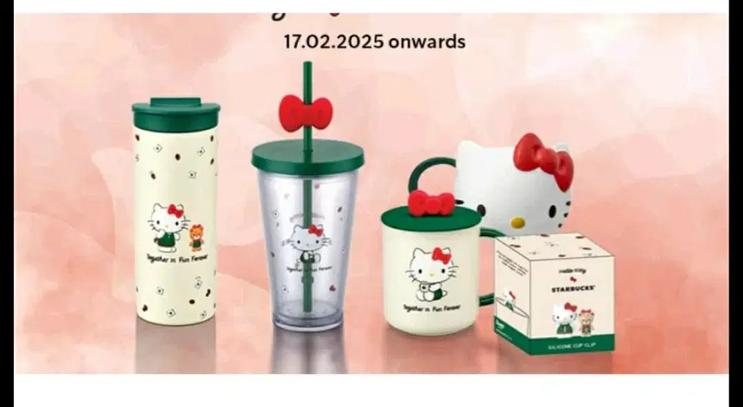 [예약] 스타벅스 베트남 헬로키티 Restock 콜드컵 473ml