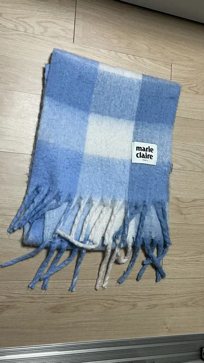 Marie Claire Cotton Candy Check Scarf for Sale