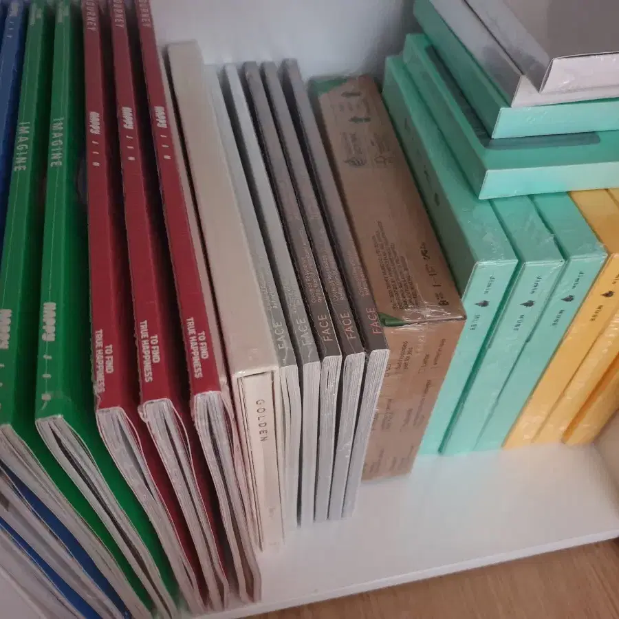 방탄 솔로 미개봉 앨범 레이오버 뮤즈 페이스 골든 해피 위버스 앨범 양도