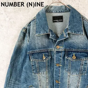 NUMBER NINE 데님 자켓 G장 적당한 색빠짐 M 남성용 Z2