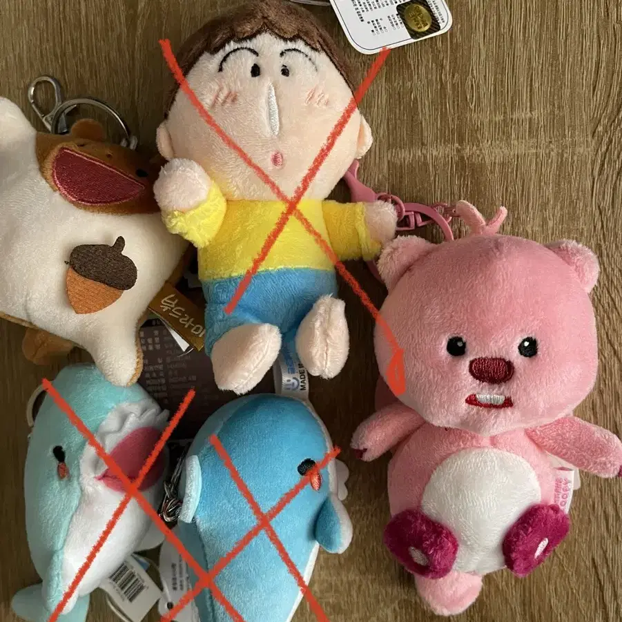 인형 키링 잔망루피 맹구 고래 상어 날다람쥐 오징어게임 키링 가챠 인형