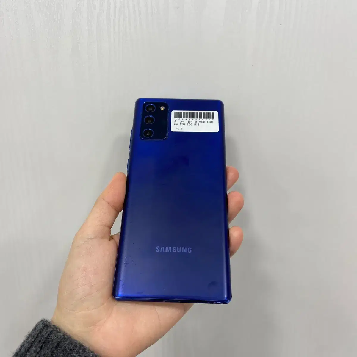 갤럭시노트20 블루 256GB 부산 중고폰 팝니다 44859