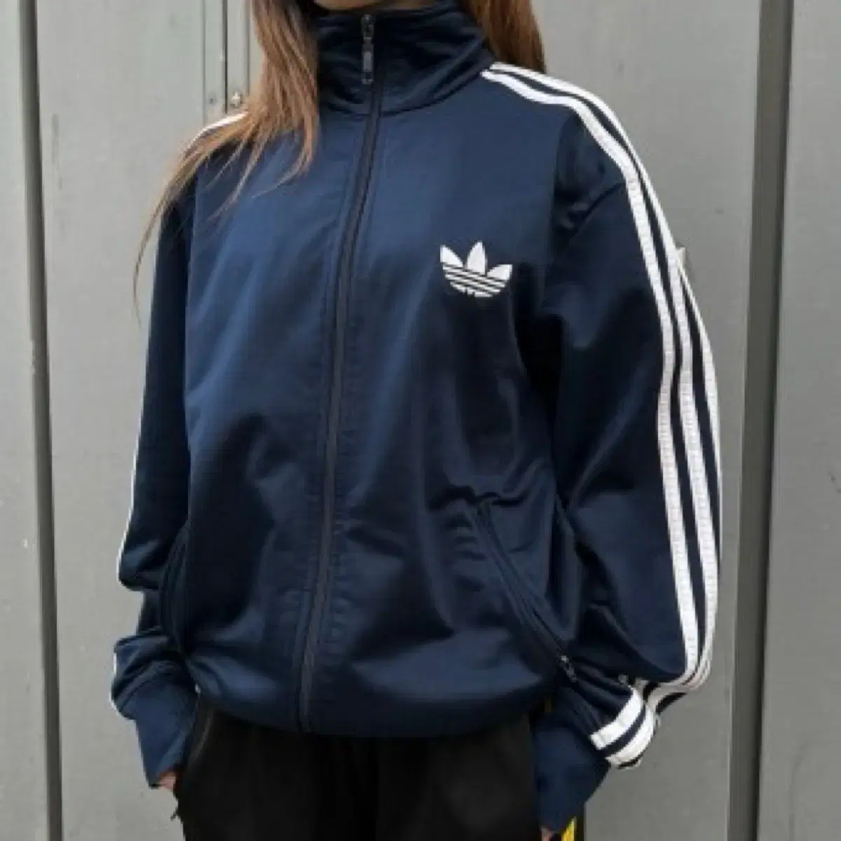 adidas 윈터 아디다스 파이어버드 네이비 트랙탑 져지