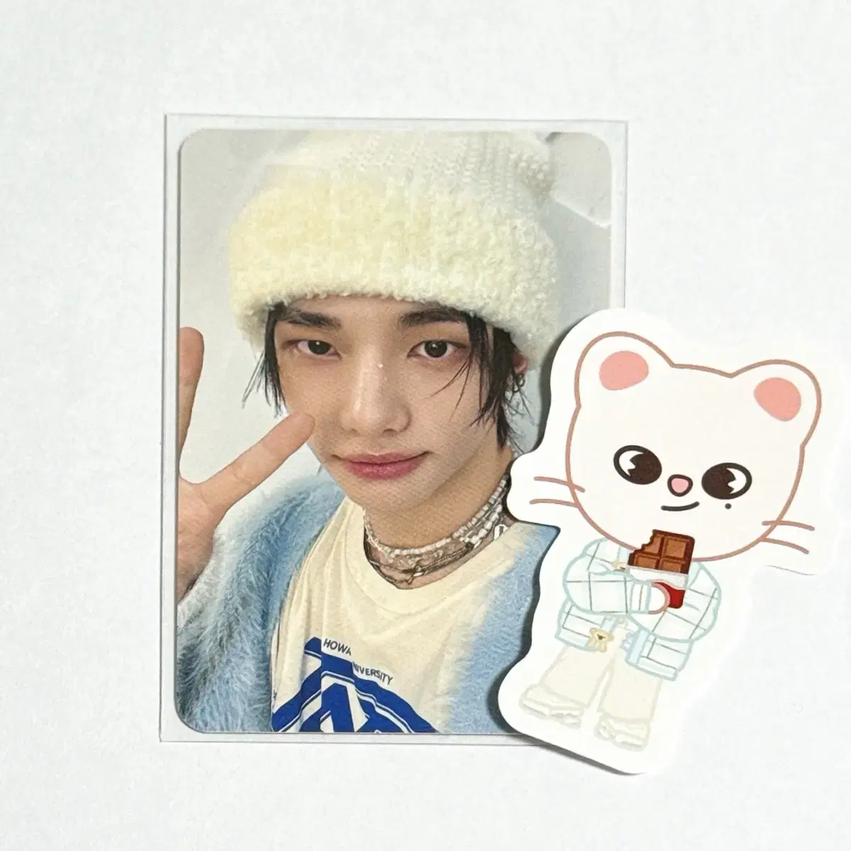Stray Kids fanmeeting last fan last concert Stay Zone Jini Let sticker + Hyunjin poca bulk