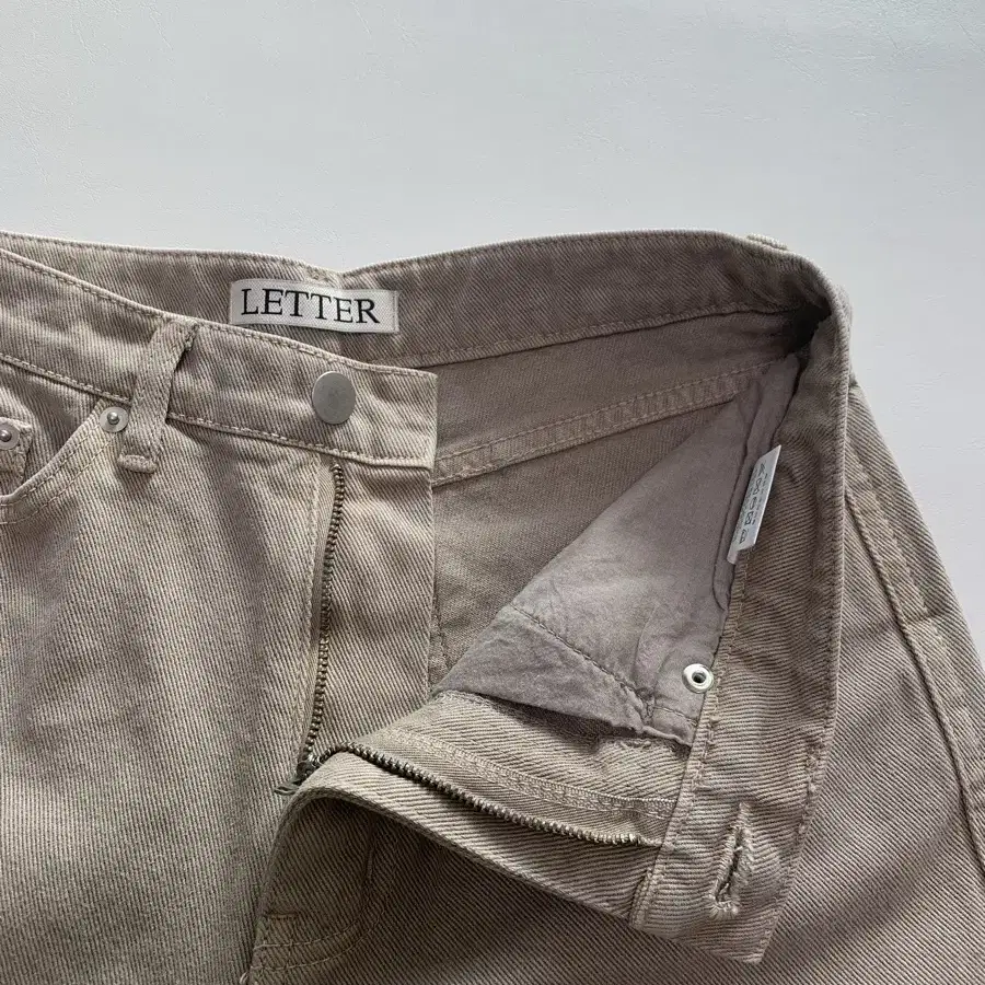 샵레터 Tierra washed denim (light brown,S)