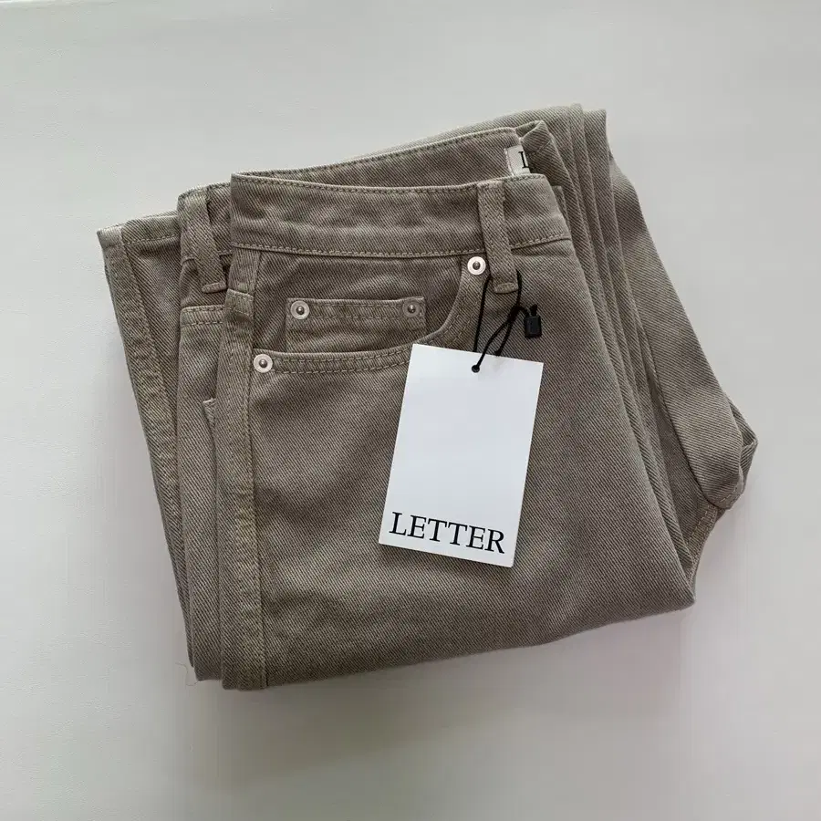 샵레터 Tierra washed denim (light brown,S)