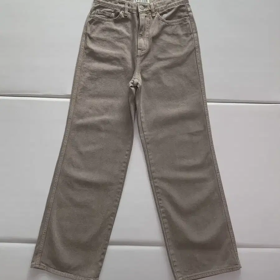 샵레터 Tierra washed denim (light brown,S)