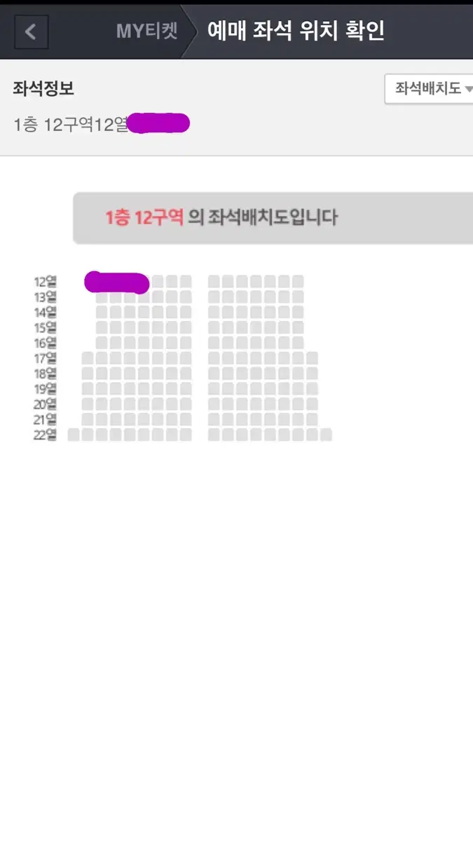 에이티즈 첫콘 양도12구역 12열(1열)