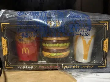 맥도날드 피규어 에반게리온 3체 세트